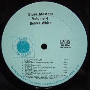 Bukka White : Blues Masters  (LP, Album, Ltd, RE)