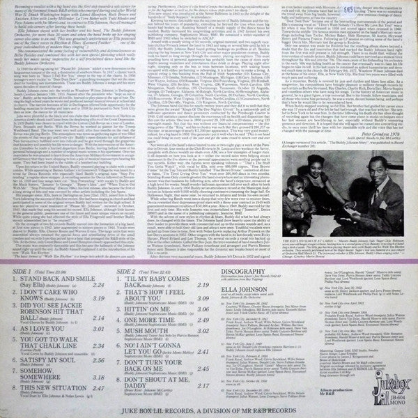 Ella Johnson With Buddy Johnson And His Orchestra : Say Ella (LP, Comp, Mono)