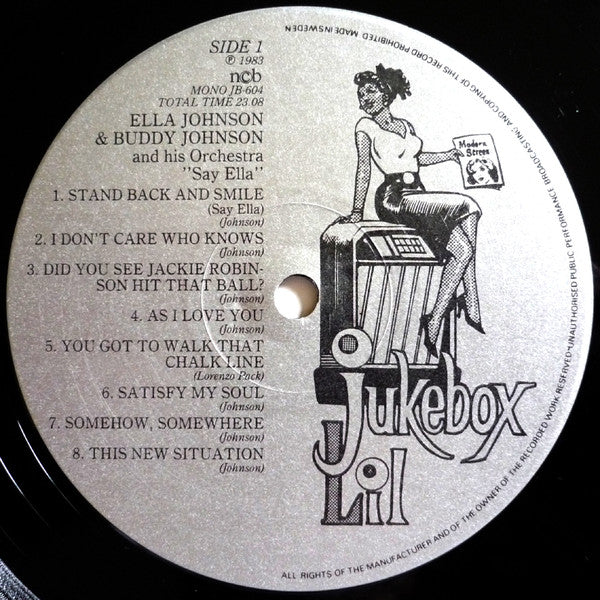 Ella Johnson With Buddy Johnson And His Orchestra : Say Ella (LP, Comp, Mono)