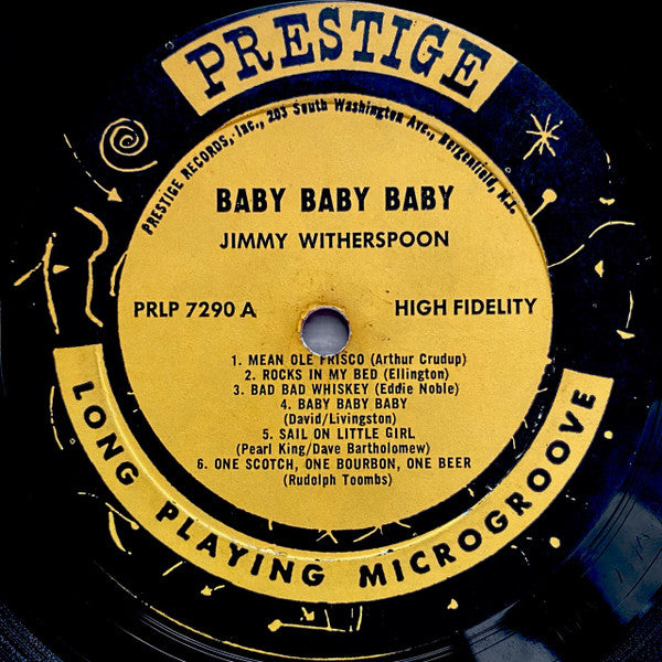 Jimmy Witherspoon : Baby, Baby, Baby (LP, Album, Mono)