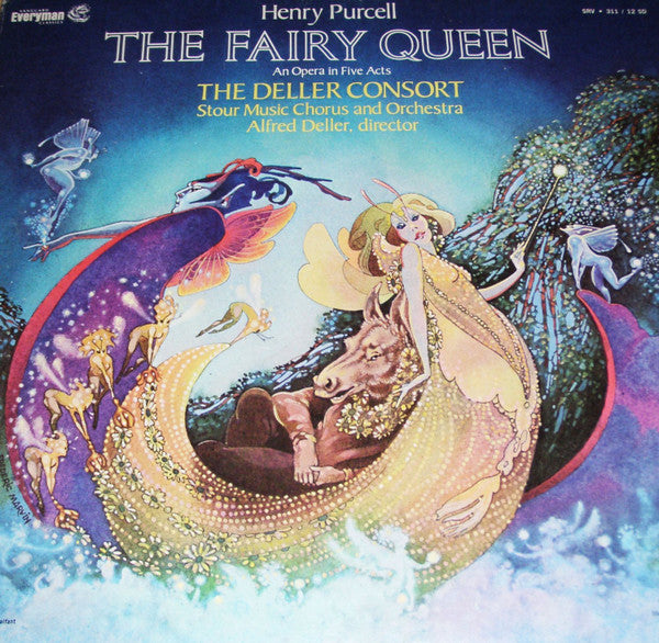 Henry Purcell : Deller Consort, Stour Music Festival Chamber Orchestra, Alfred Deller : The Fairy Queen (An Opera In Five Parts) (2xLP)