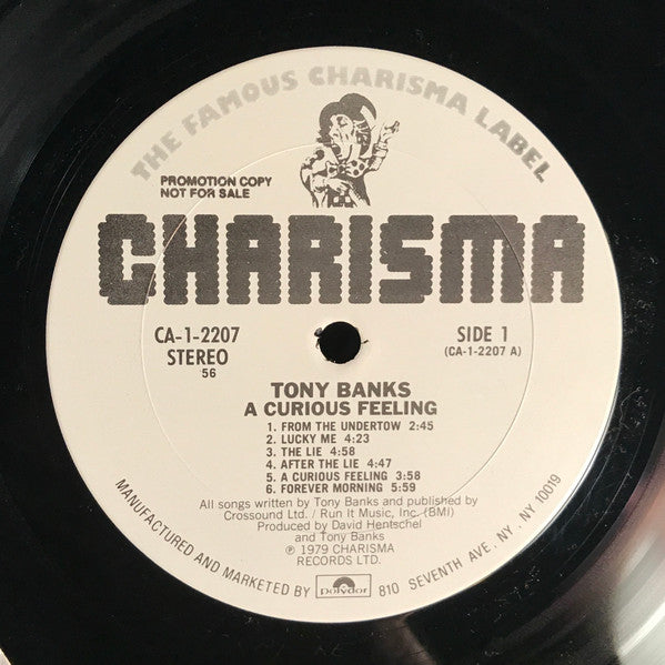 Tony Banks : A Curious Feeling (LP, Album, Promo, 56 )