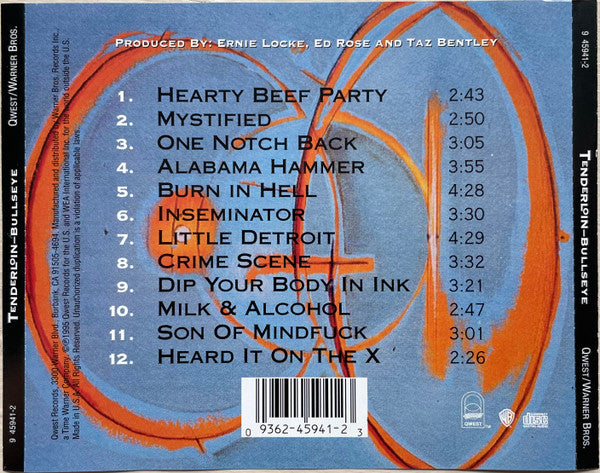 Tenderloin : Bullseye (CD, Album)