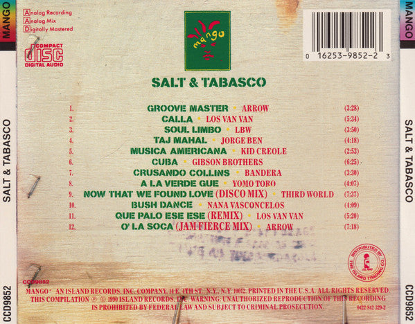 Various : Salt & Tabasco (CD, Comp)