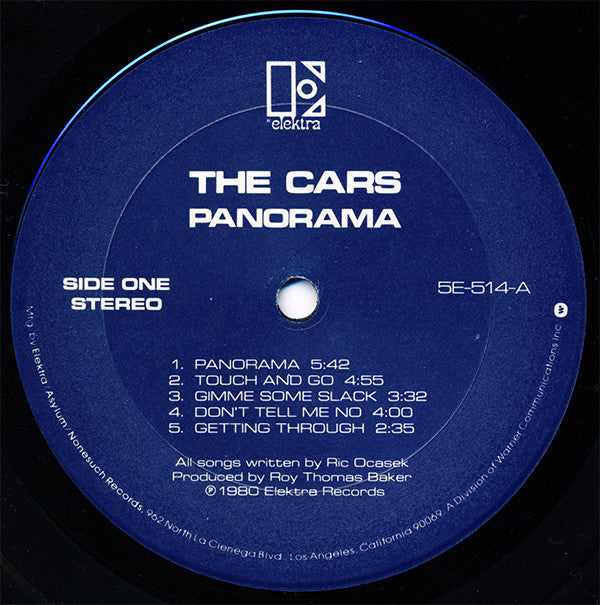 The Cars : Panorama (LP, Album, Club, Pit)