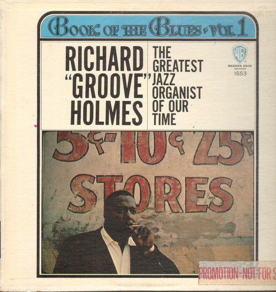 Richard "Groove" Holmes : Book Of The Blues Vol. 1 (LP, Album, Mono, Promo)