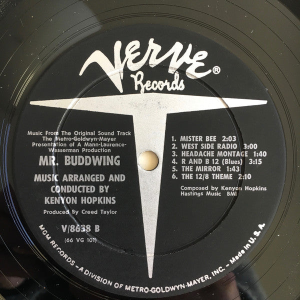 Kenyon Hopkins : Mister Buddwing (Music From The Original Soundtrack) (LP, Album, Mono)