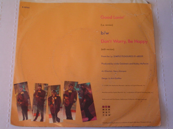 Bobby McFerrin : Good Lovin'  (7", Promo)