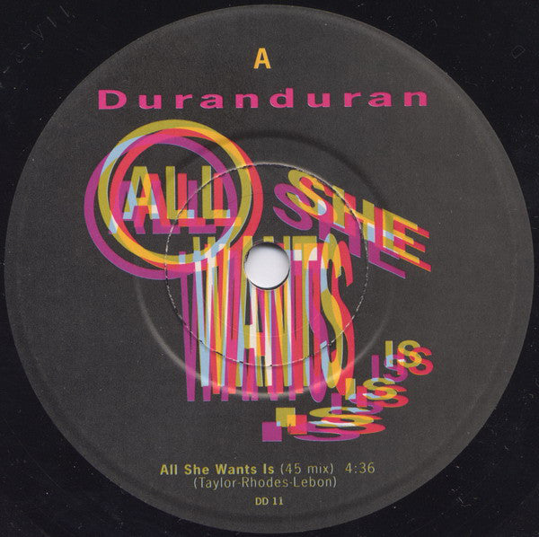 Duran Duran : All She Wants Is (7", Single)