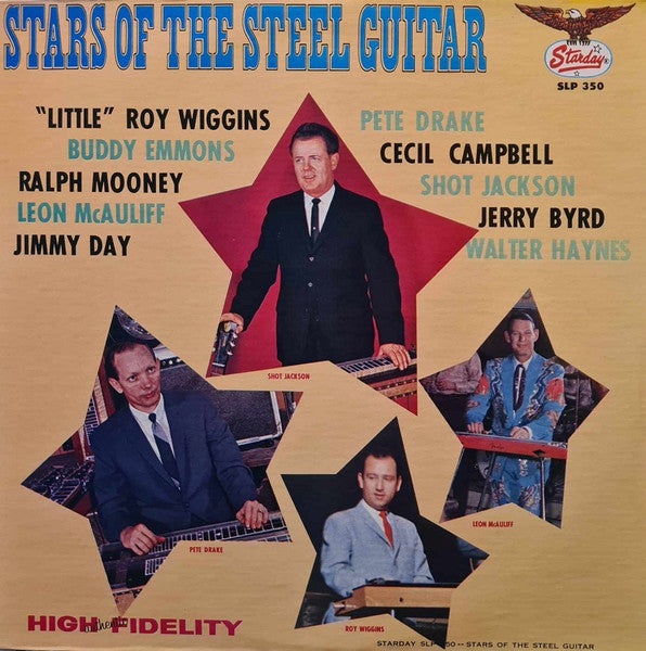 Various : Stars Of The Steel Guitar (LP, Comp, RE, Blu)