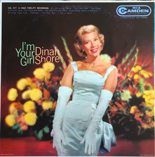 Dinah Shore : I'm Your Girl (LP, Mono)