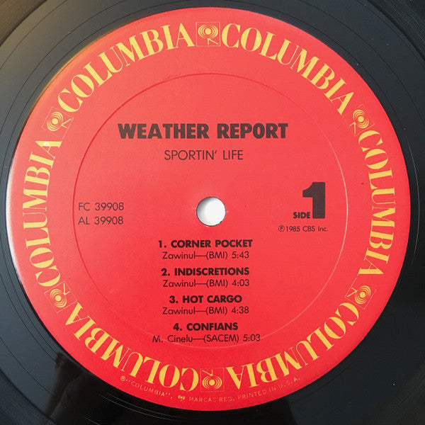 Weather Report : Sportin' Life (LP, Album, Car)