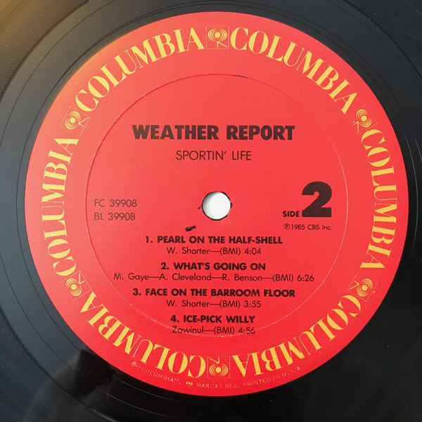 Weather Report : Sportin' Life (LP, Album, Car)