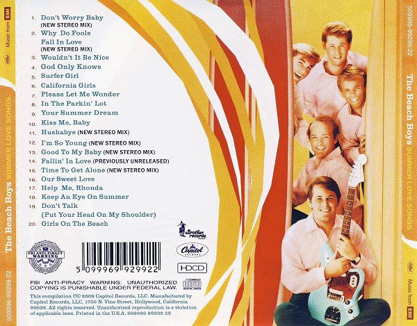 The Beach Boys : Summer Love Songs (HDCD, Comp)