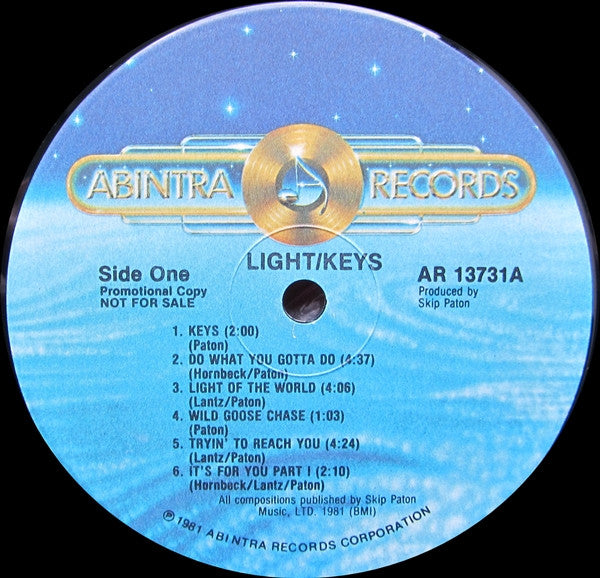 Light (16) : Keys (LP, Album, Promo)