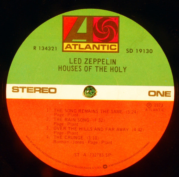 Led Zeppelin : Houses Of The Holy (LP, Album, Club, RE, Gat)