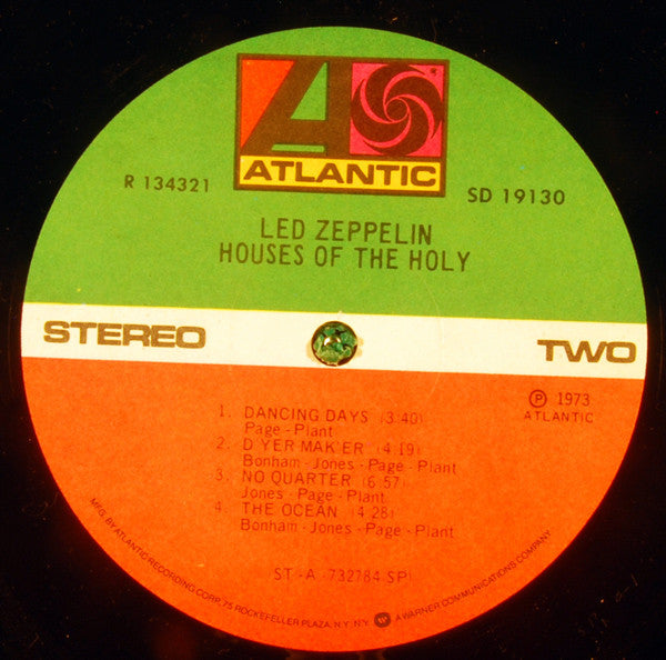 Led Zeppelin : Houses Of The Holy (LP, Album, Club, RE, Gat)