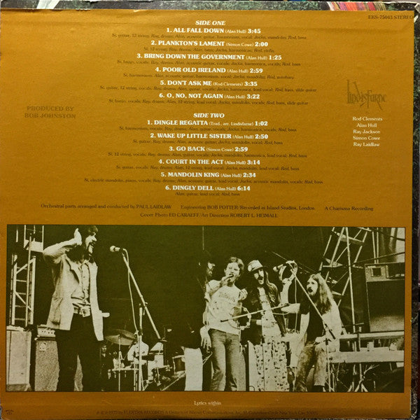 Lindisfarne : Dingly Dell (LP, Album, Promo, Pit)