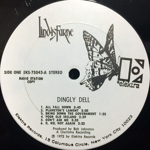 Lindisfarne : Dingly Dell (LP, Album, Promo, Pit)