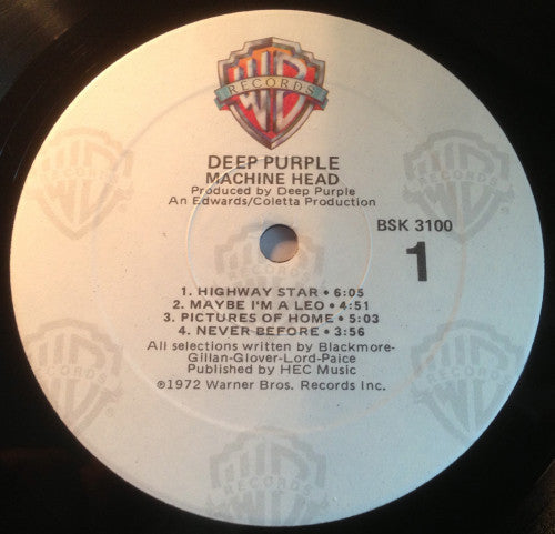 Deep Purple : Machine Head (LP, Album, RE, Spe)