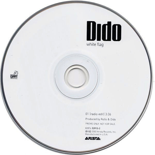 Dido : White Flag (CD, Single, Promo)