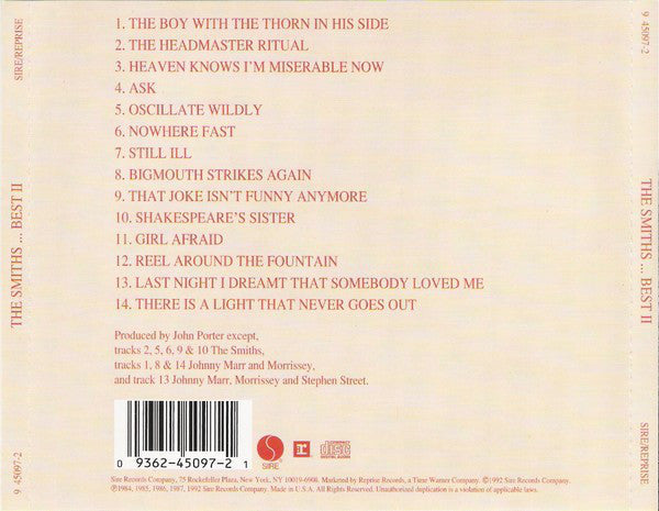 The Smiths : ...Best II (CD, Comp)