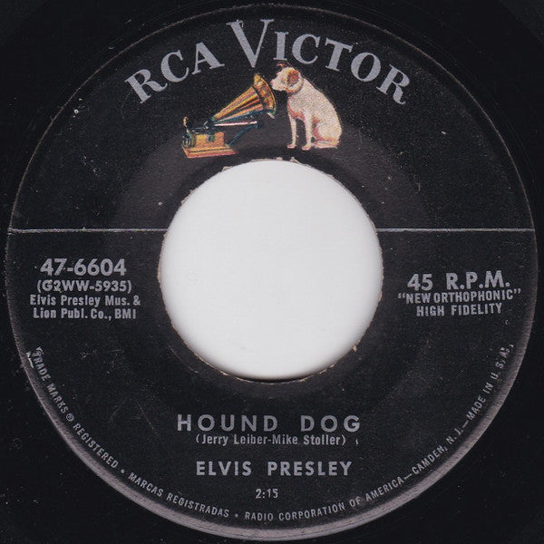Elvis Presley : Hound Dog / Don't Be Cruel (7", Single, MGM)