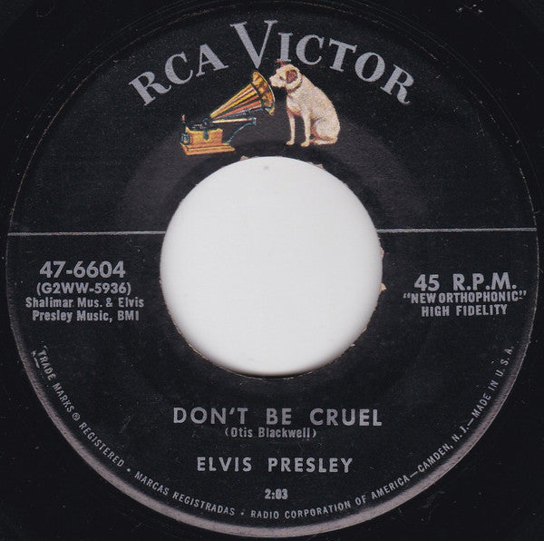 Elvis Presley : Hound Dog / Don't Be Cruel (7", Single, MGM)