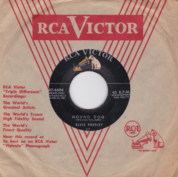 Elvis Presley : Hound Dog / Don't Be Cruel (7", Single, MGM)
