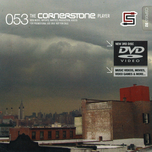 Various : The Cornerstone Player 053 (CD, Comp, Promo + CD, Comp, Mixed, Promo + DVD, Co)