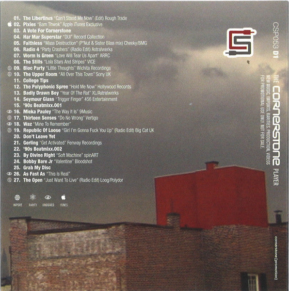 Various : The Cornerstone Player 053 (CD, Comp, Promo + CD, Comp, Mixed, Promo + DVD, Co)