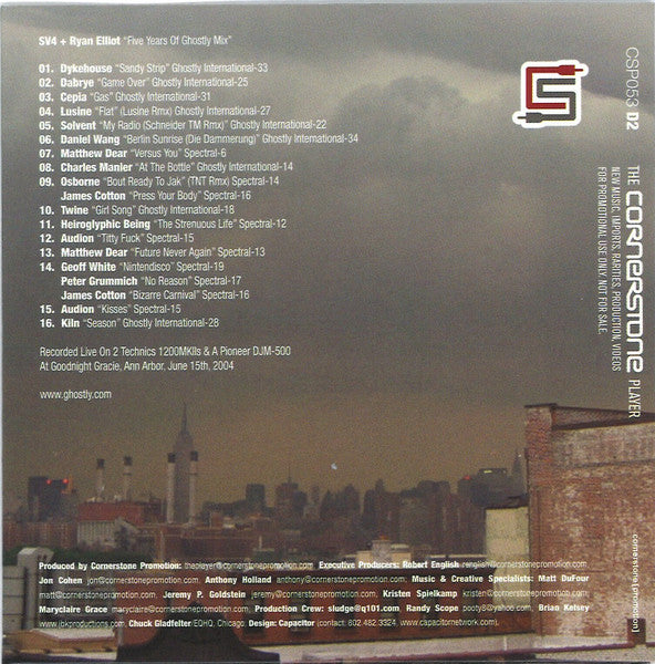 Various : The Cornerstone Player 053 (CD, Comp, Promo + CD, Comp, Mixed, Promo + DVD, Co)