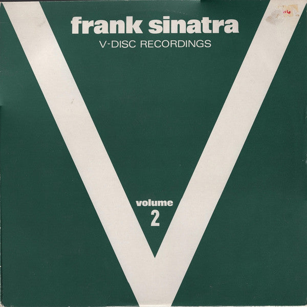 Frank Sinatra : The V-Disc Recordings Volume 2 (LP, Comp, Mono)