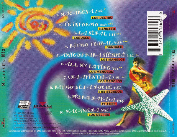 Various : Macarena Mix (CD, Comp)