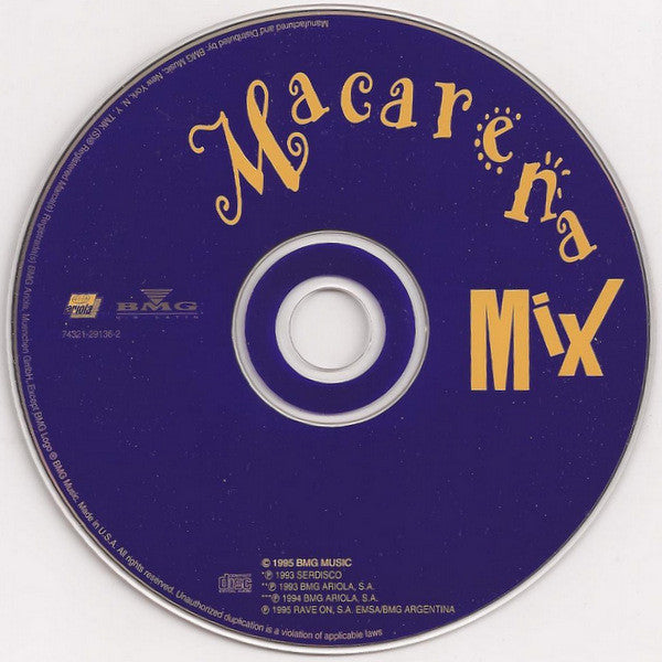 Various : Macarena Mix (CD, Comp)