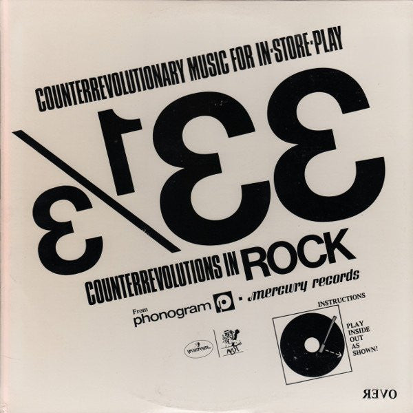 Various : Counterrevolutions In Rock (LP, Comp, Promo)