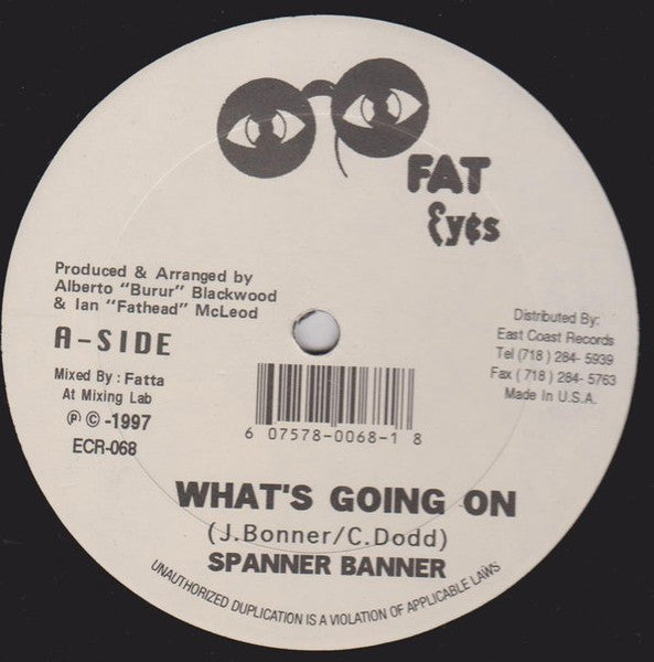 Spanner Banner / Richie Spice : What's Going On / All Night Long (12")
