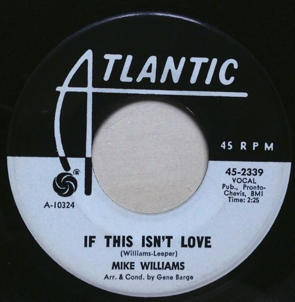 Michael "Mr. Williams" Williams : Lonely Soldier (7", Single, Promo)