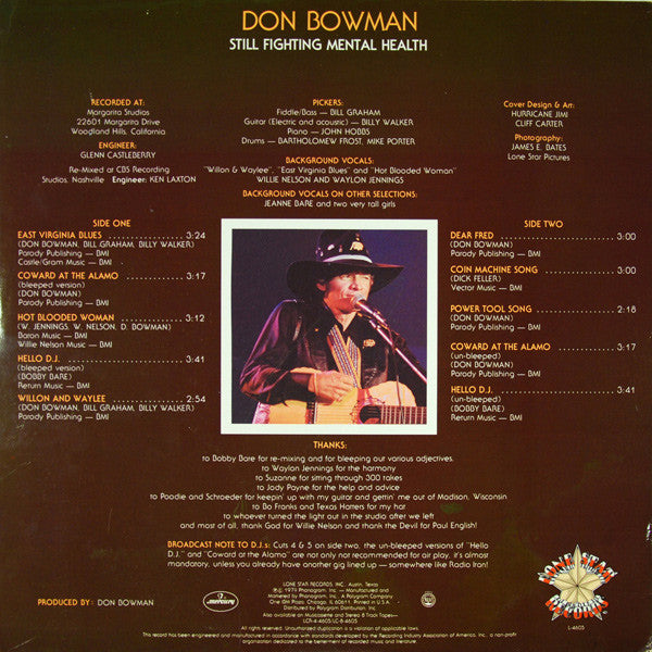 Don Bowman : Still Fighting Mental Health (LP)