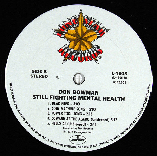 Don Bowman : Still Fighting Mental Health (LP)
