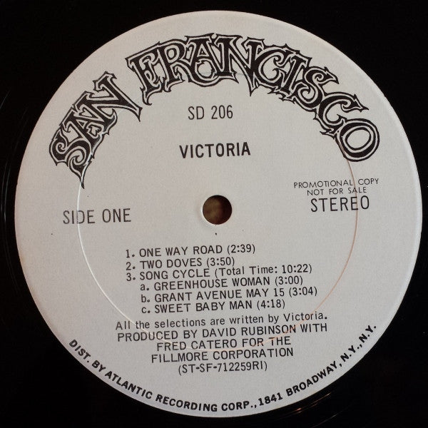 Victoria Domagalski : Victoria (LP, Album, Promo)