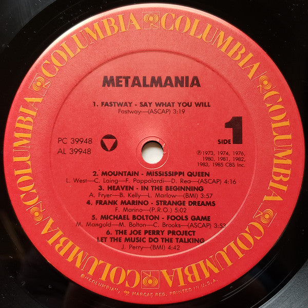 Various : Metalmania (LP, Comp, Mix)