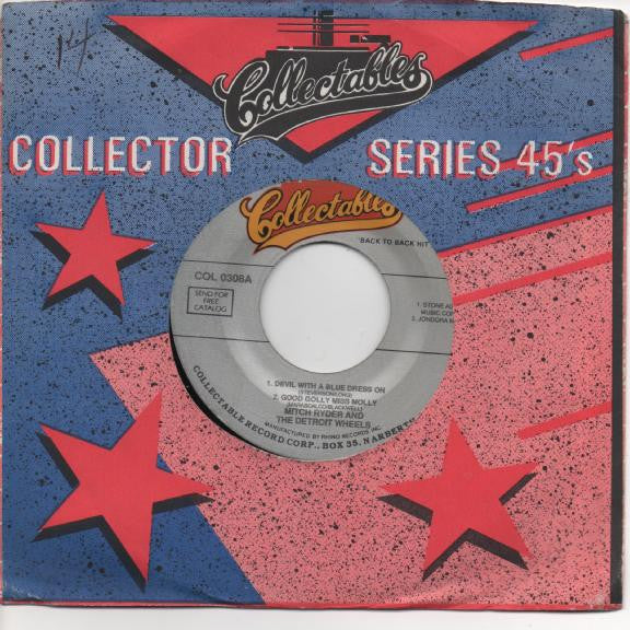 Mitch Ryder And The Detroit Wheels* : Devil With A Blue Dress On / Good Golly Miss Molly / Too Many Fish In The Sea (7", Single)