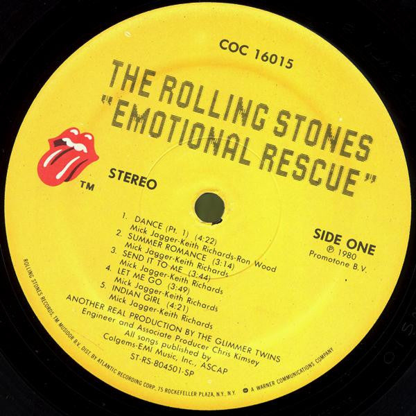 The Rolling Stones : Emotional Rescue (LP, Album, RE, Spe)