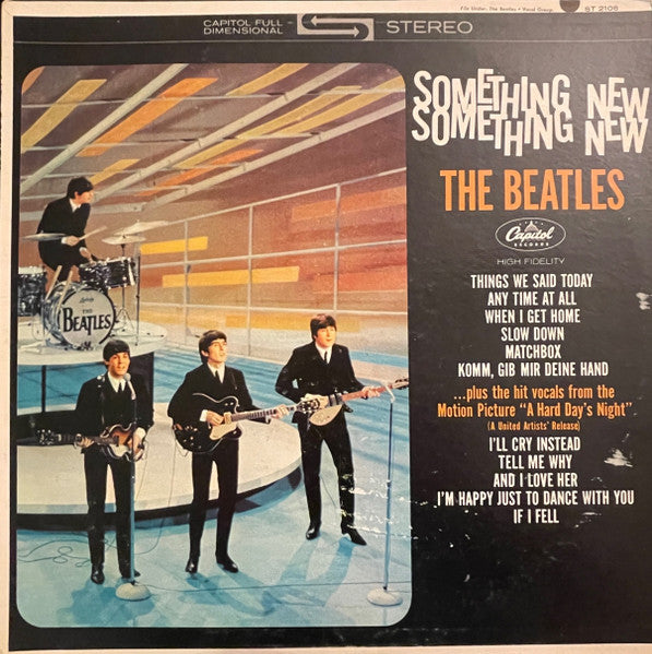 The Beatles : Something New (LP, Album, Scr)