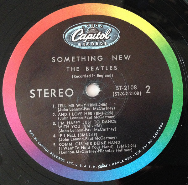 The Beatles : Something New (LP, Album, Scr)