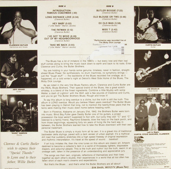 The Butler Twins : Live In Detroit (LP, Album)