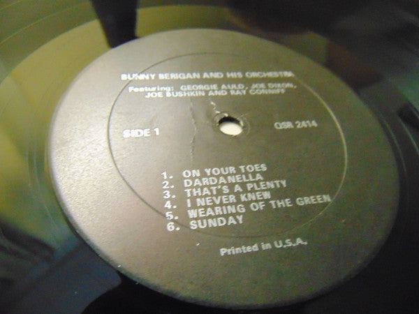 Bunny Berigan & His Orchestra : Bunny Berigan & His Orchestra 1936-8 (LP, Comp)