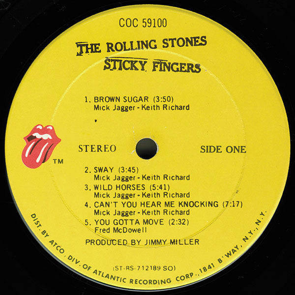The Rolling Stones : Sticky Fingers (LP, Album, SO )