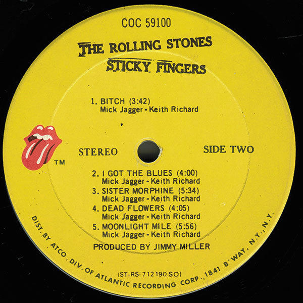 The Rolling Stones : Sticky Fingers (LP, Album, SO )